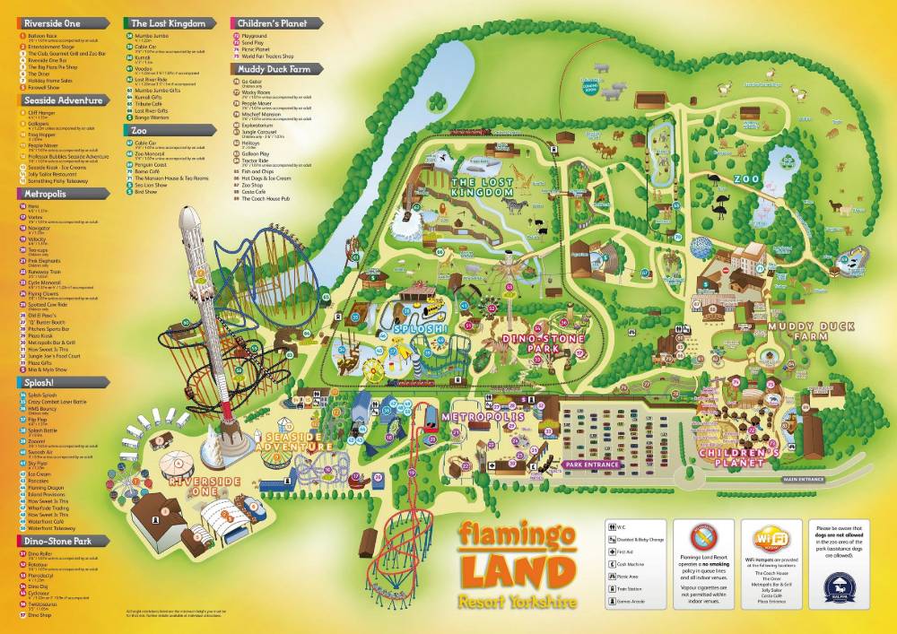 Flamingo Land Map