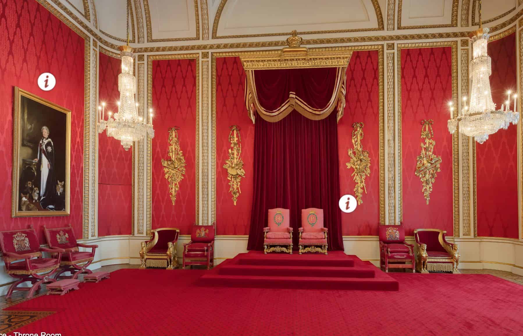 Buckingham Palace, London virtual tour - tourist destination