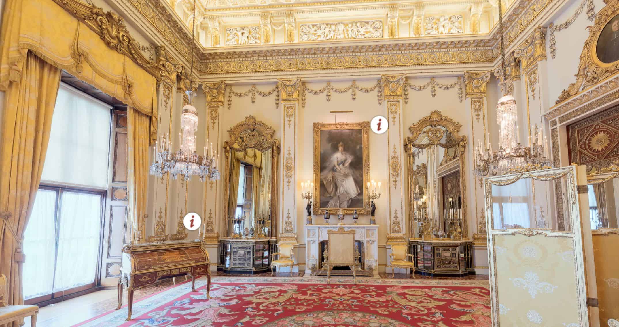 Buckingham Palace, London virtual tour - tourist destination