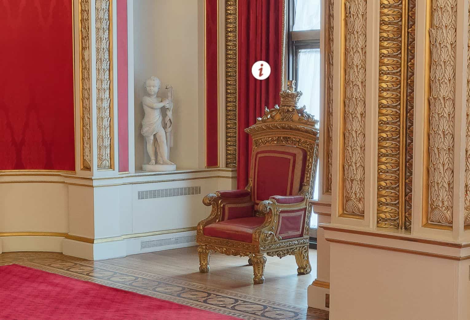 Buckingham Palace, London virtual tour - tourist destination