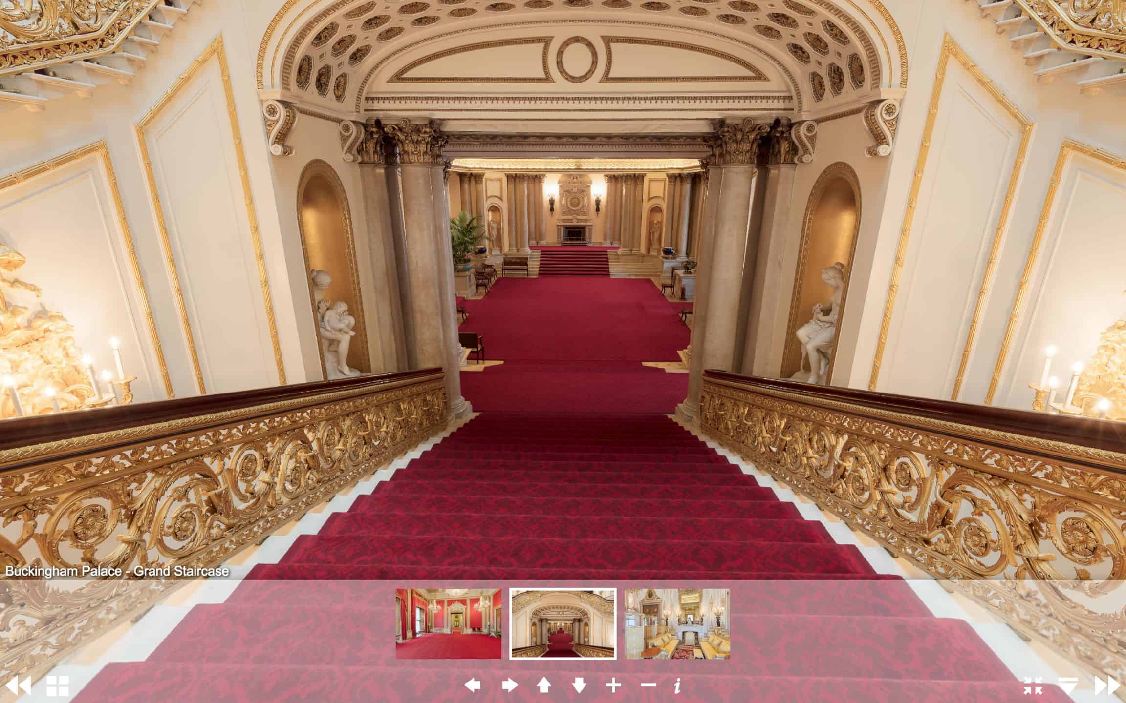 Buckingham Palace, London virtual tour - tourist destination