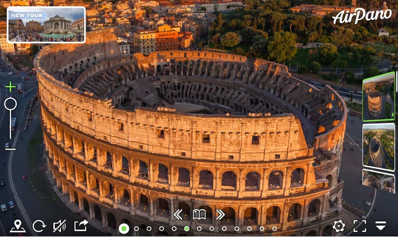 Colosseum, Rome virtual tour - tourist destination