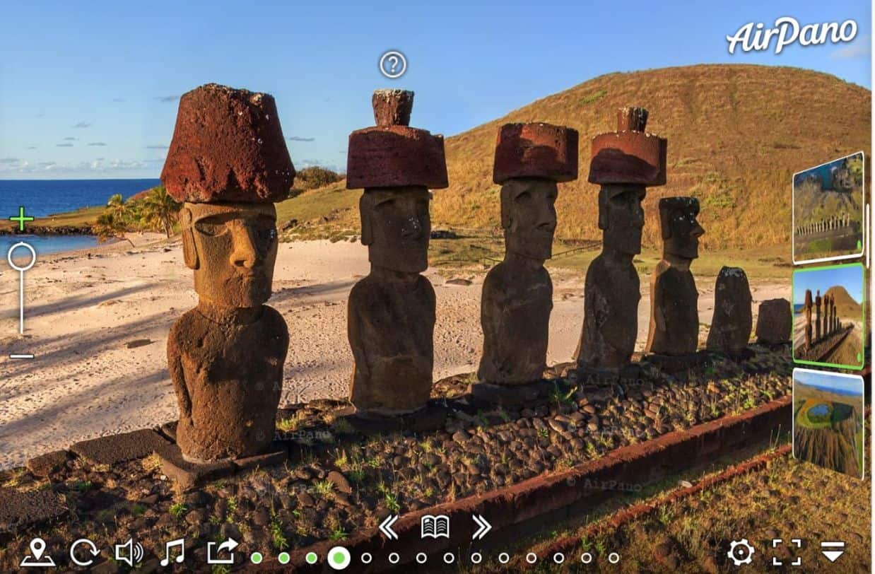 Easter Island virtual tour - tourist destination