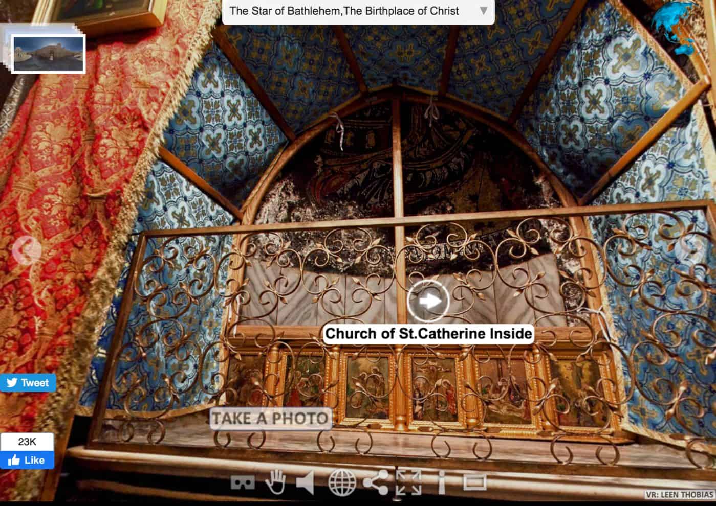 Holy Land virtual tour - tourist destination