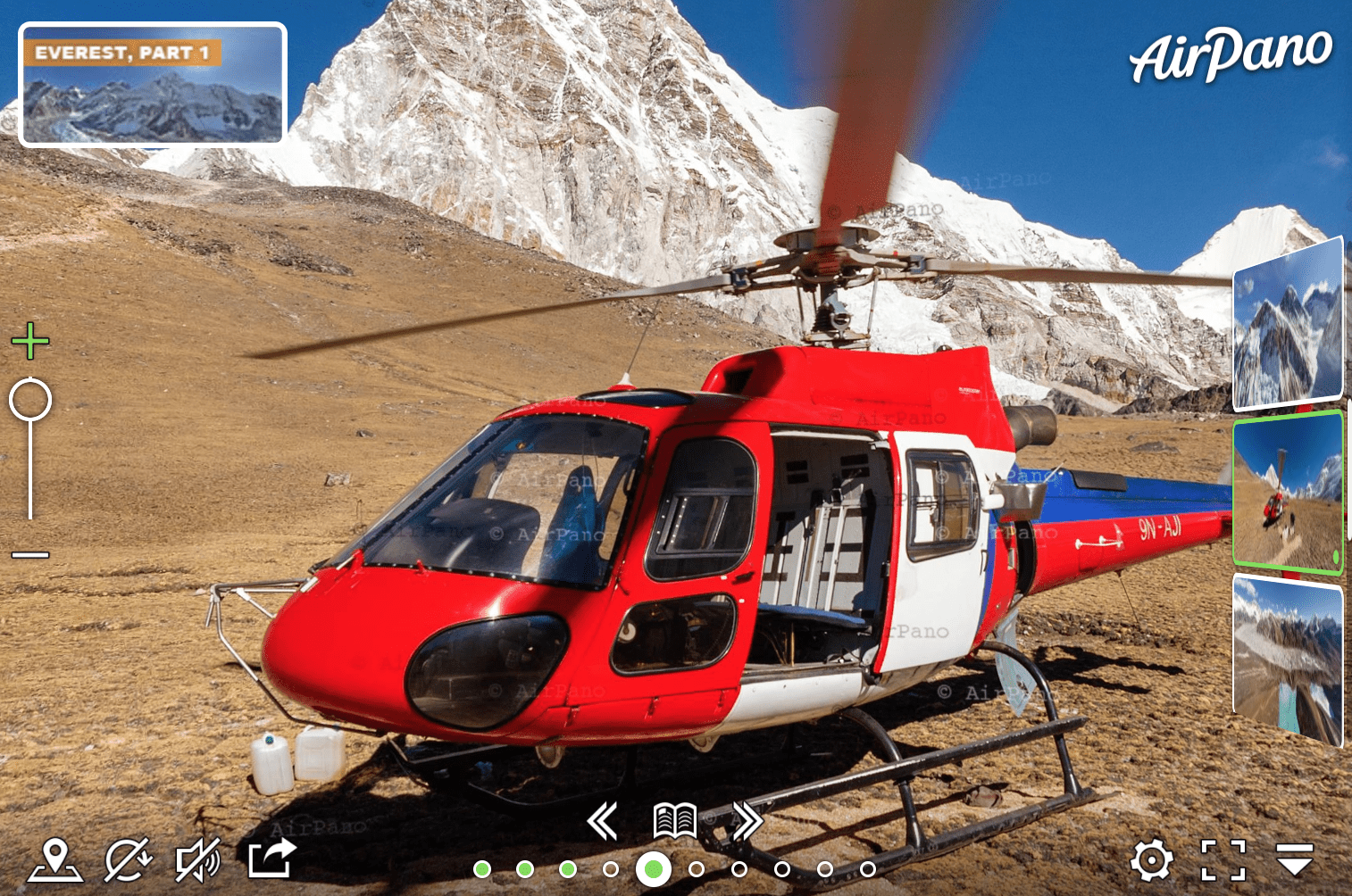 Mount Everest virtual tour - tourist destination