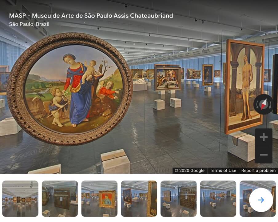 Museu de Arte de São Paulo (MASP), Sao Paolo, Brazil VIRTUAL TOUR