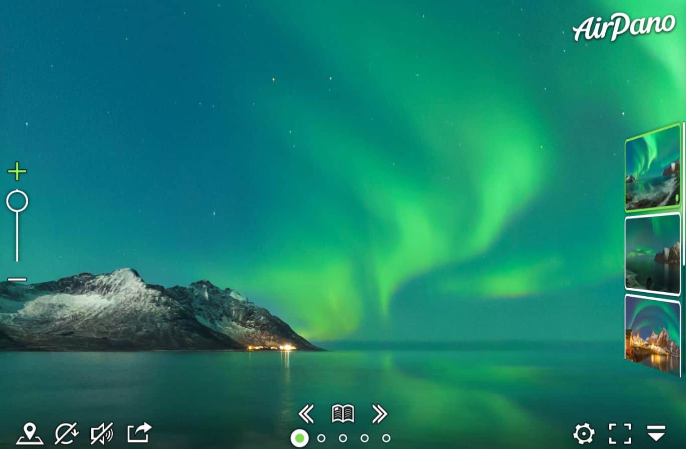 Northern Lights virtual tour - tourist destination