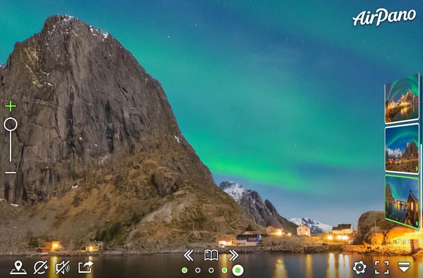 Northern Lights virtual tour - tourist destination