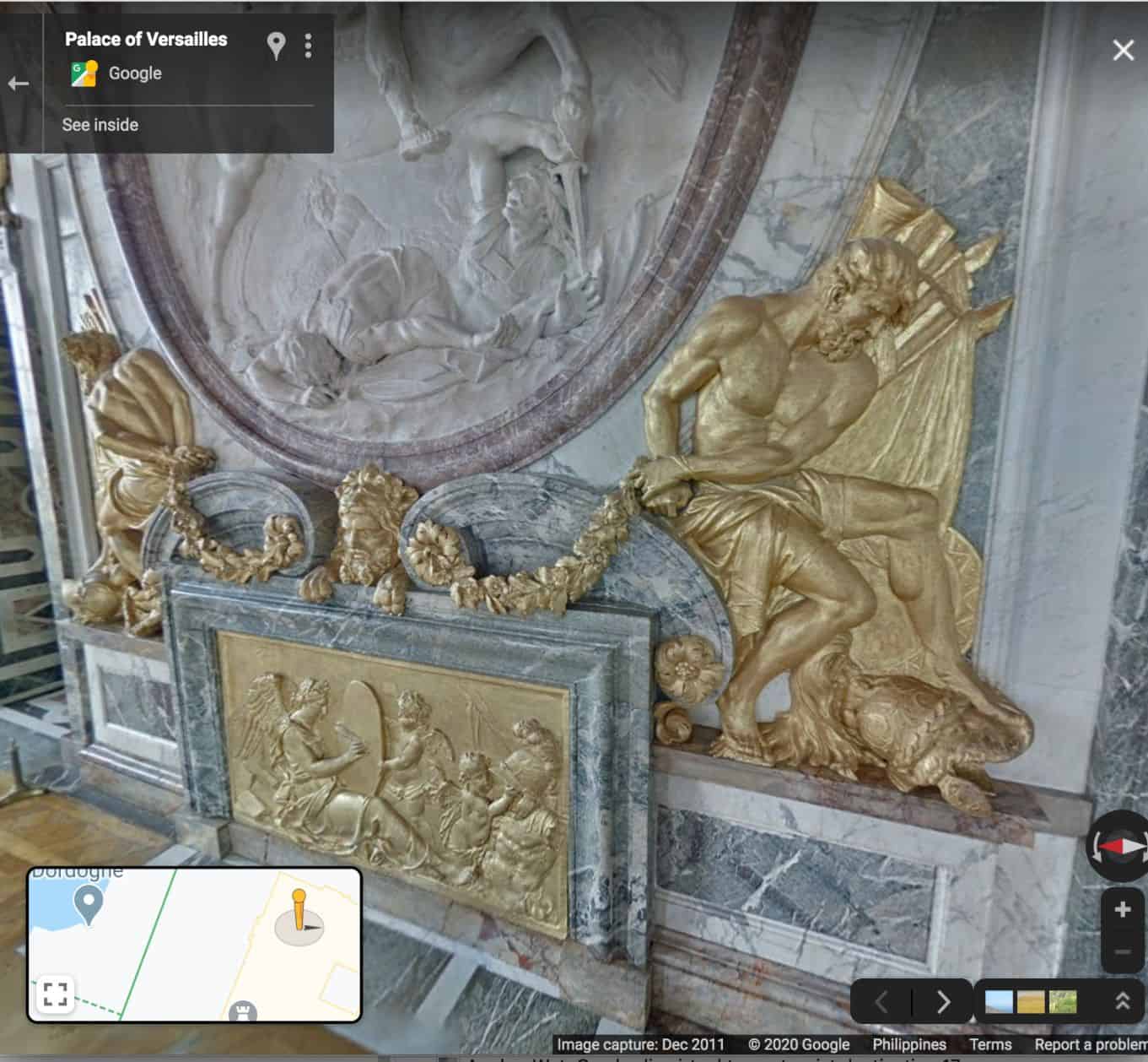 Palace of Versailles virtual tour - tourist destination