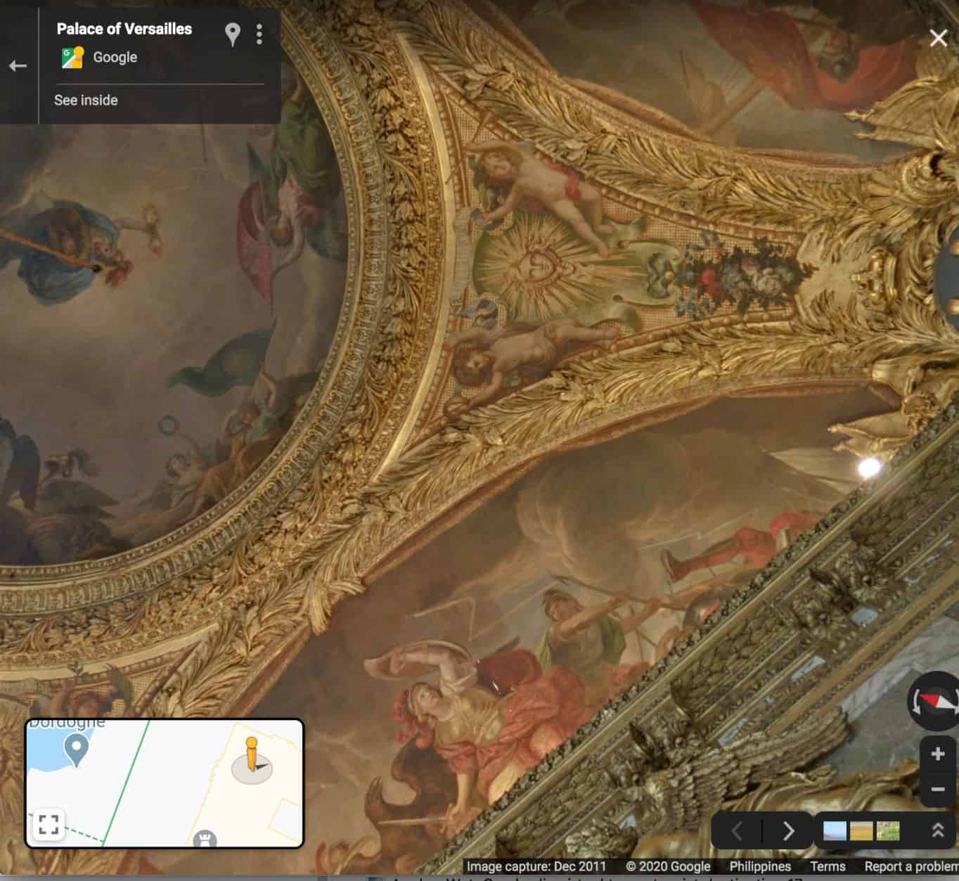 Palace of Versailles virtual tour - tourist destination