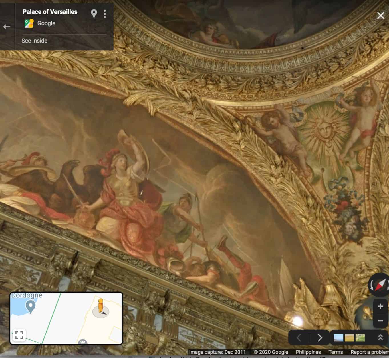 Palace of Versailles virtual tour - tourist destination