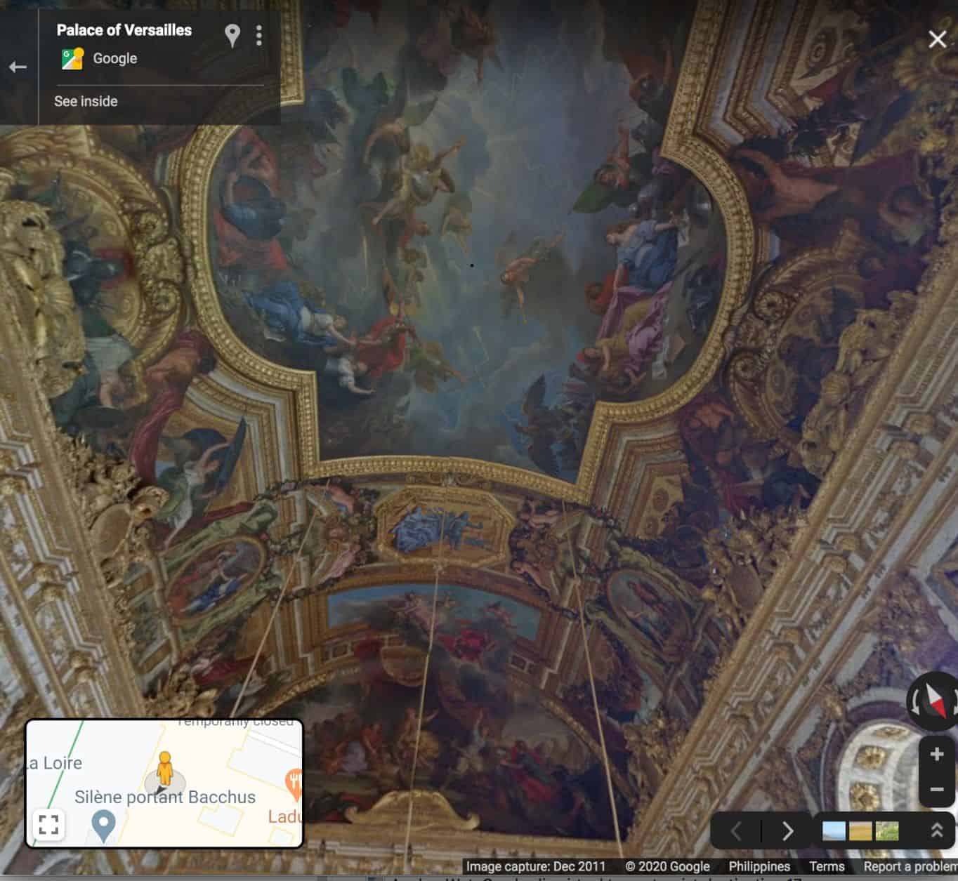 Palace of Versailles virtual tour - tourist destination