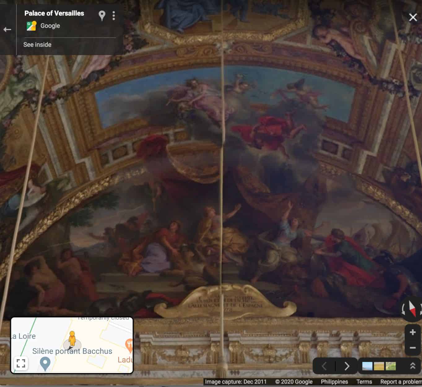 Palace of Versailles virtual tour - tourist destination