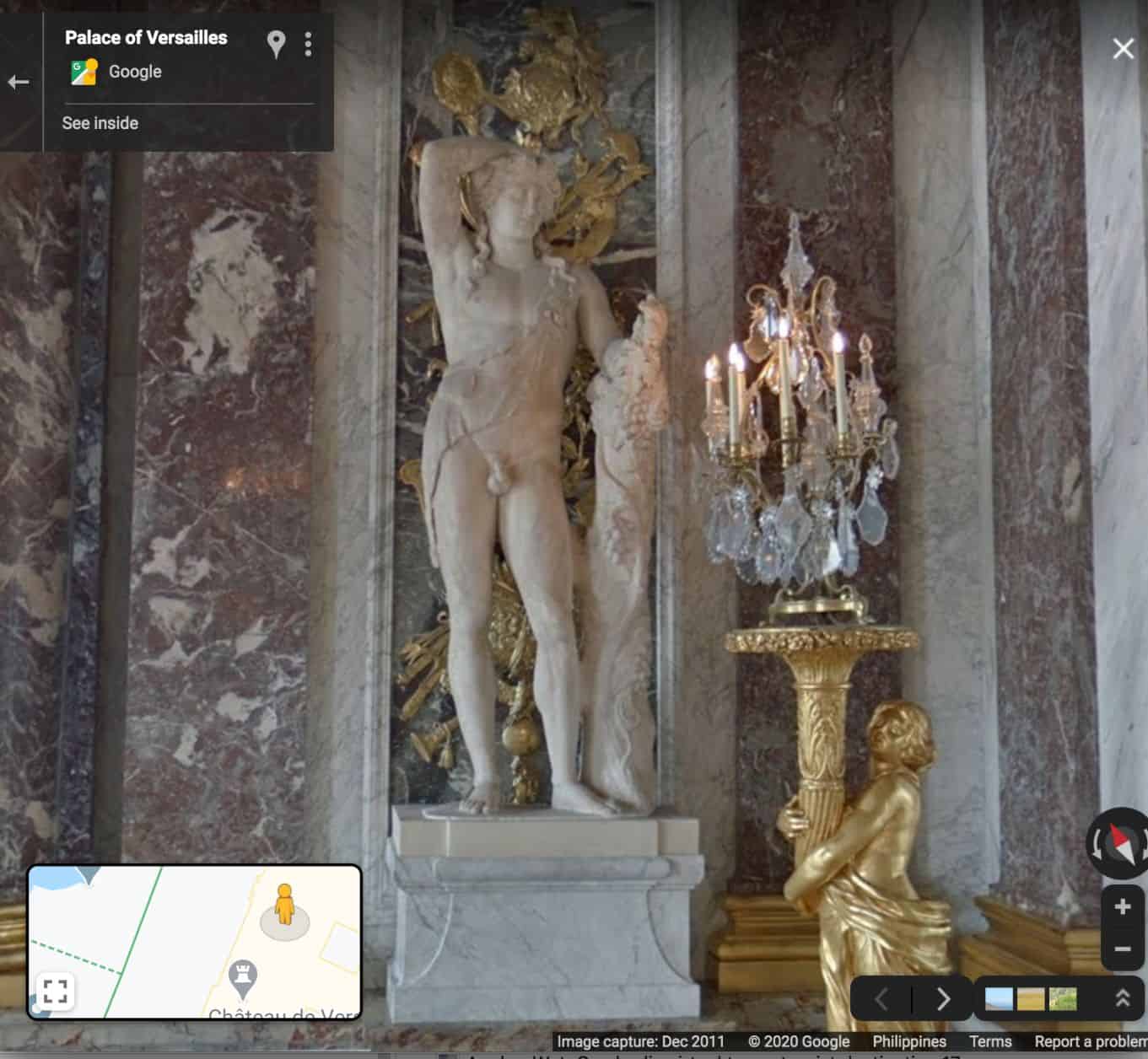 Palace of Versailles virtual tour - tourist destination