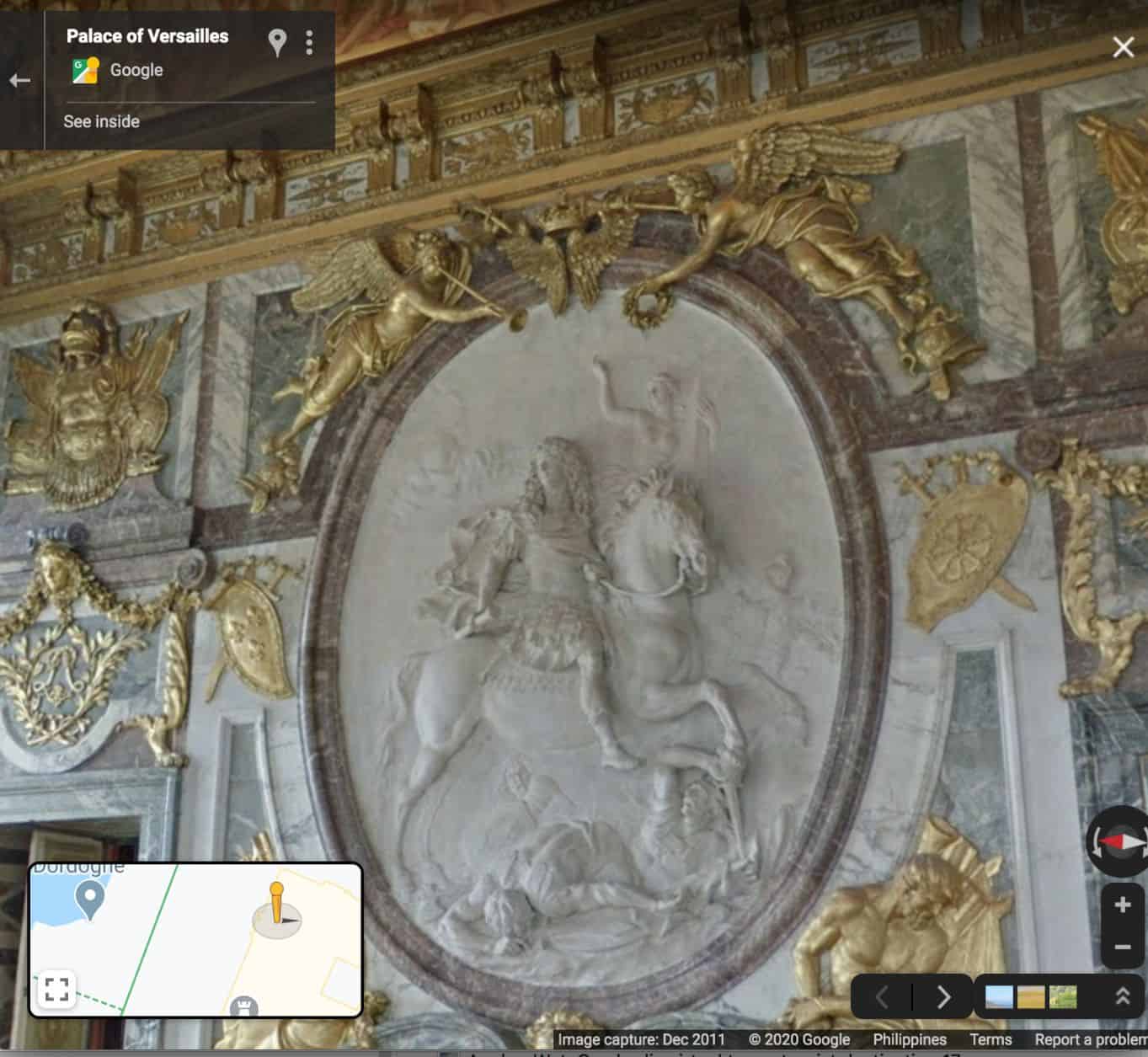 Palace of Versailles virtual tour - tourist destination