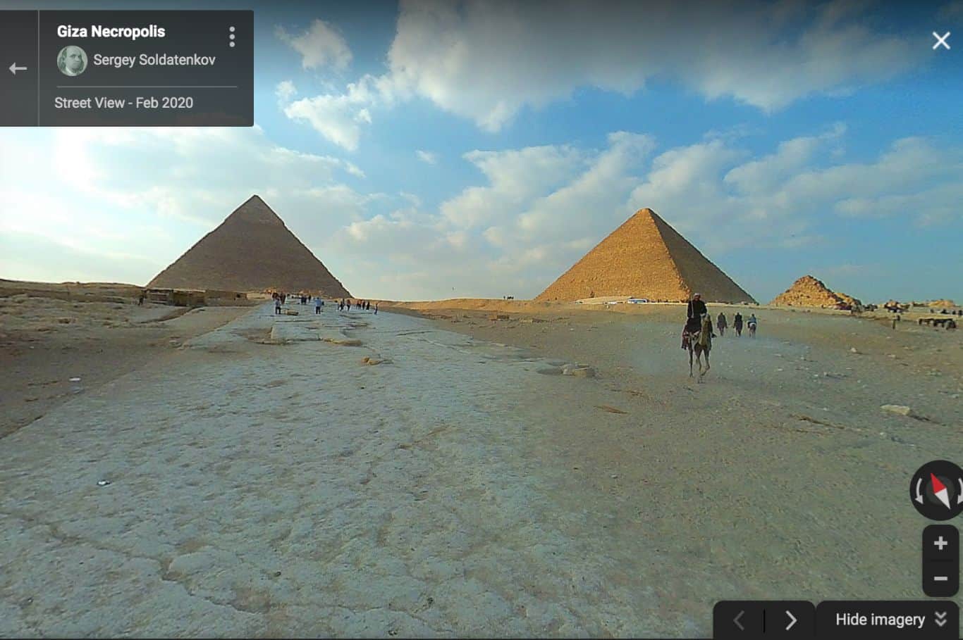 Pyramids of Giza, Egypt virtual tour Photo Sphere