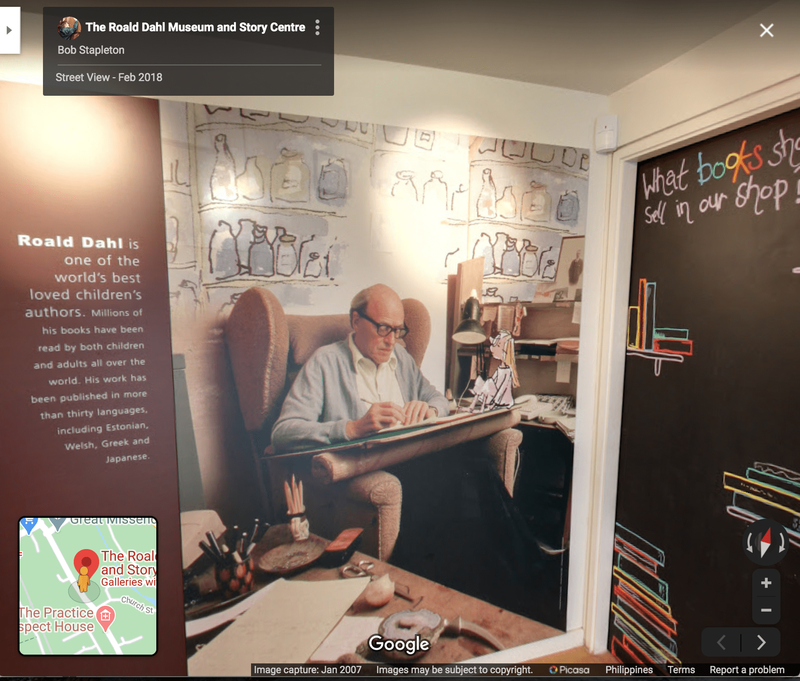 Roald Dahl Museum and Story Centre kids child chilren's virtual museum