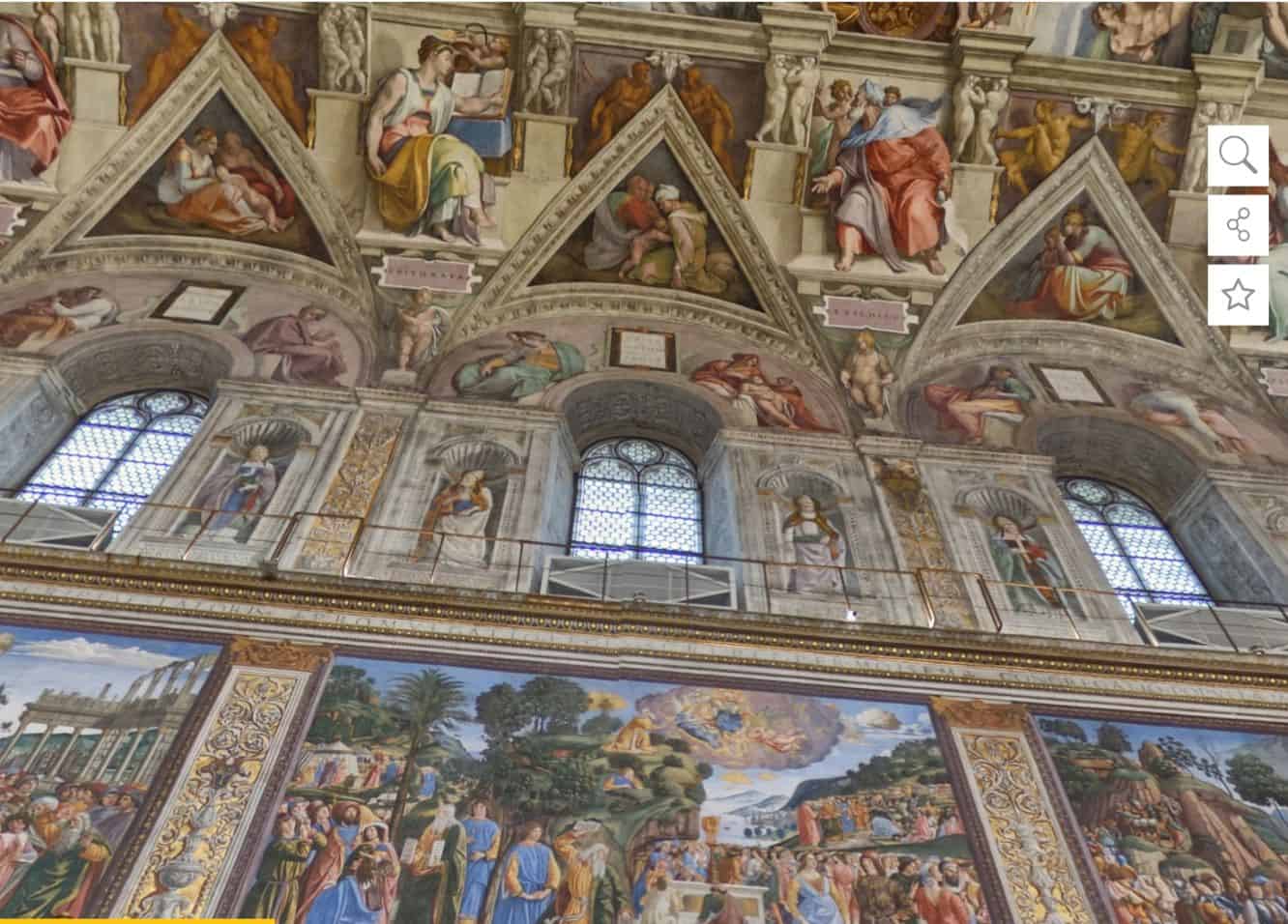 Sistine Chapel virtual tour - tourist destination