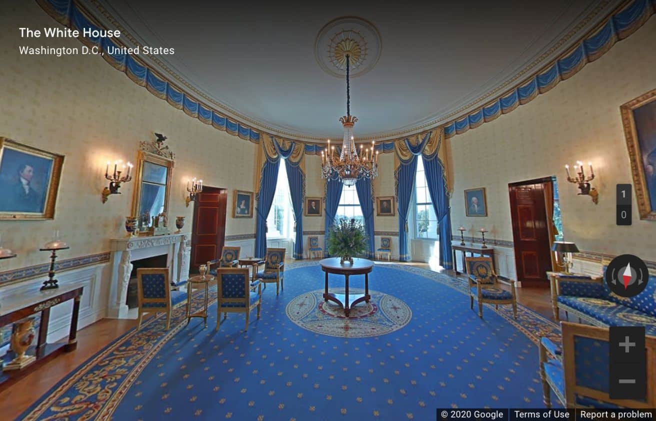 White House - virtual tour - virtual tourist destination - VR