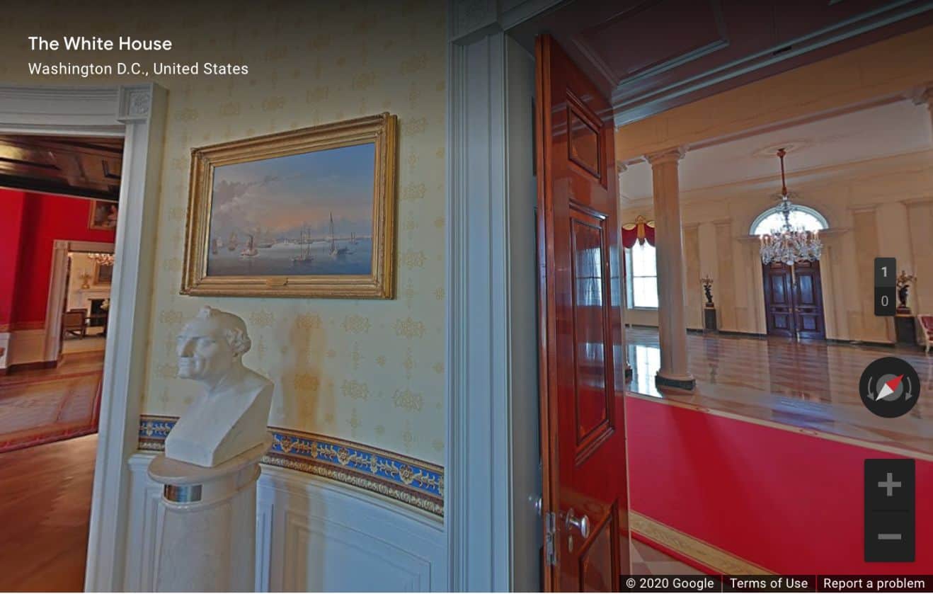 White House - virtual tour - virtual tourist destination - VR