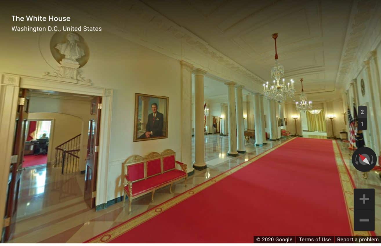 White House - virtual tour - virtual tourist destination - VR