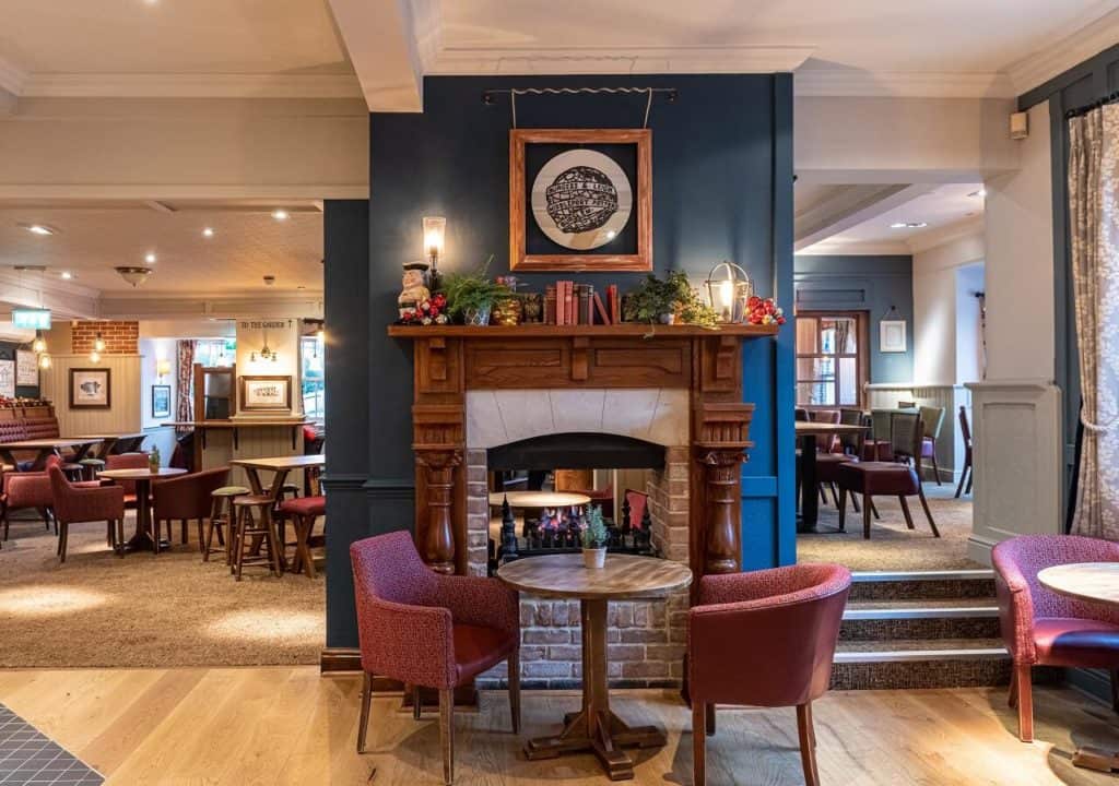 Quirky and picturesque dining area at family-friendly Innkeeper’s Lodge Old Windsor