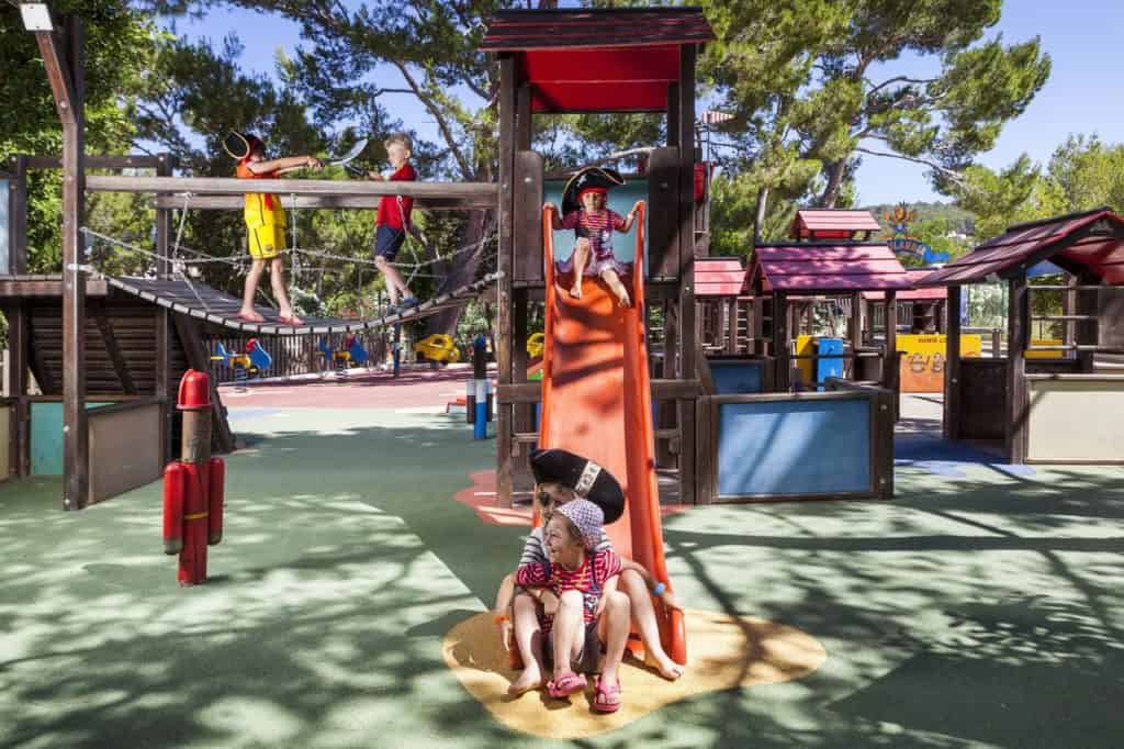 kids playground at invisa hotel club cala blanca