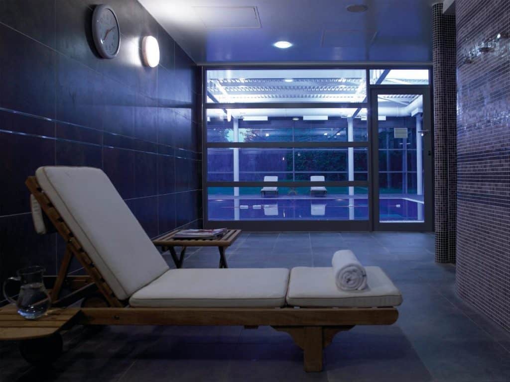 Relaxing Kid-friendly Macdonald Berystede Hotel & Spa Swimming Pool Lounges