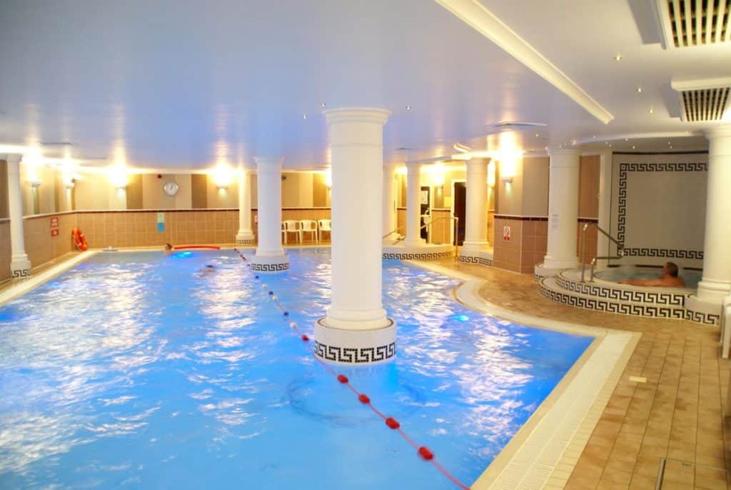 Kid-friendly swimming pool at Mill Hotel & Spa near Chester Zoo and Chester Station