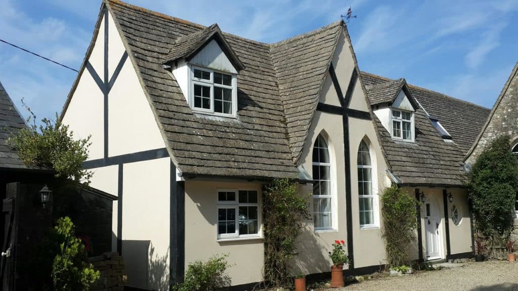 Exterior of a family home that sleeps 6 at School House Cottage (Holiday Home)