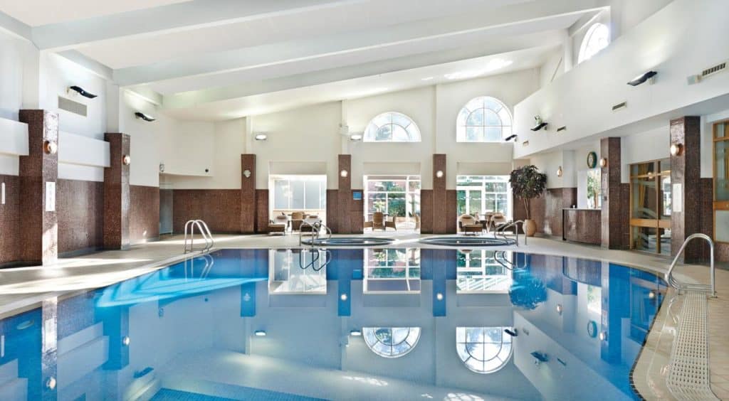 Large Swimming pool of luxury family-friendly hotel, The Belfry Hotel & Resort 