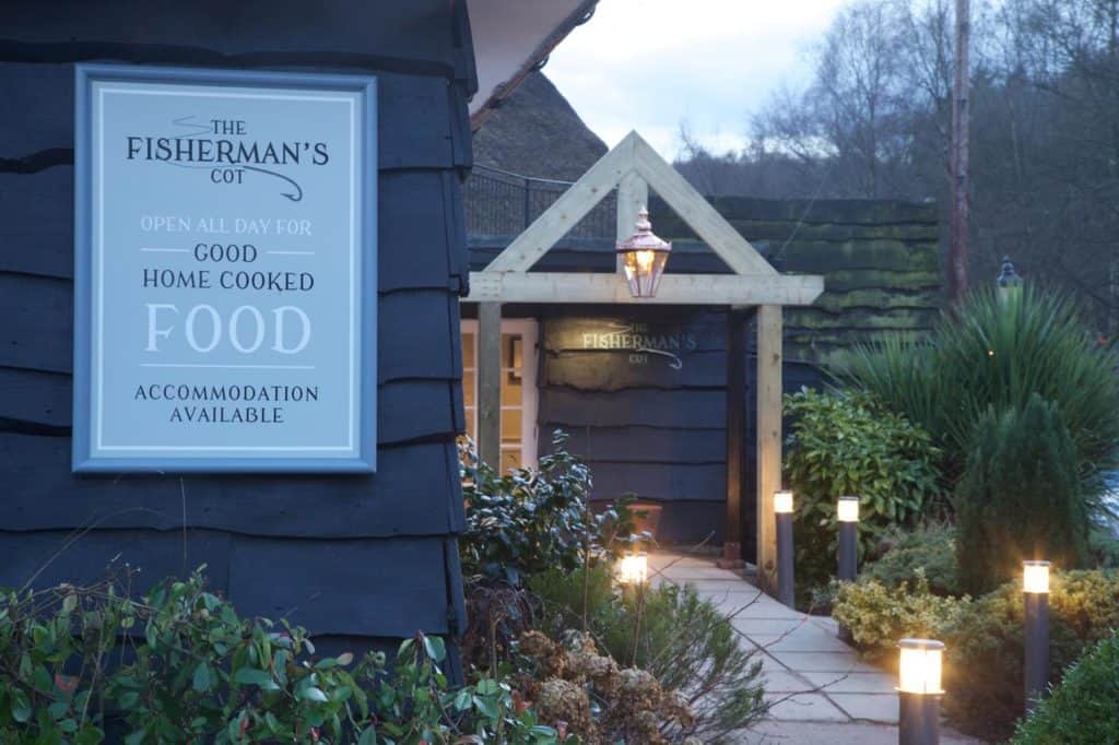 External view at family-friendly The Fisherman’s Cot by Marston’s Inns