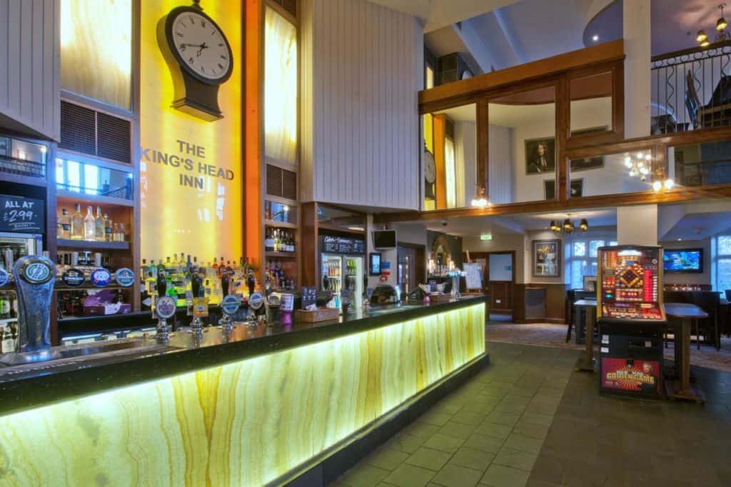 Family-friendly bar at The Kings Head Inn Wetherspoon