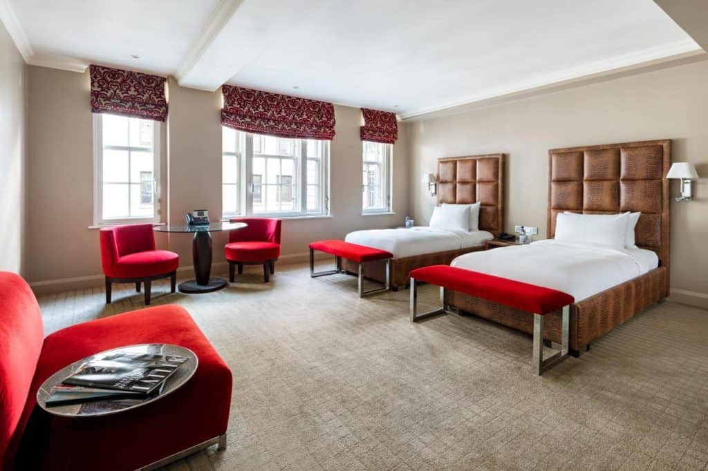 inside child-friendly Mayfair Hotel