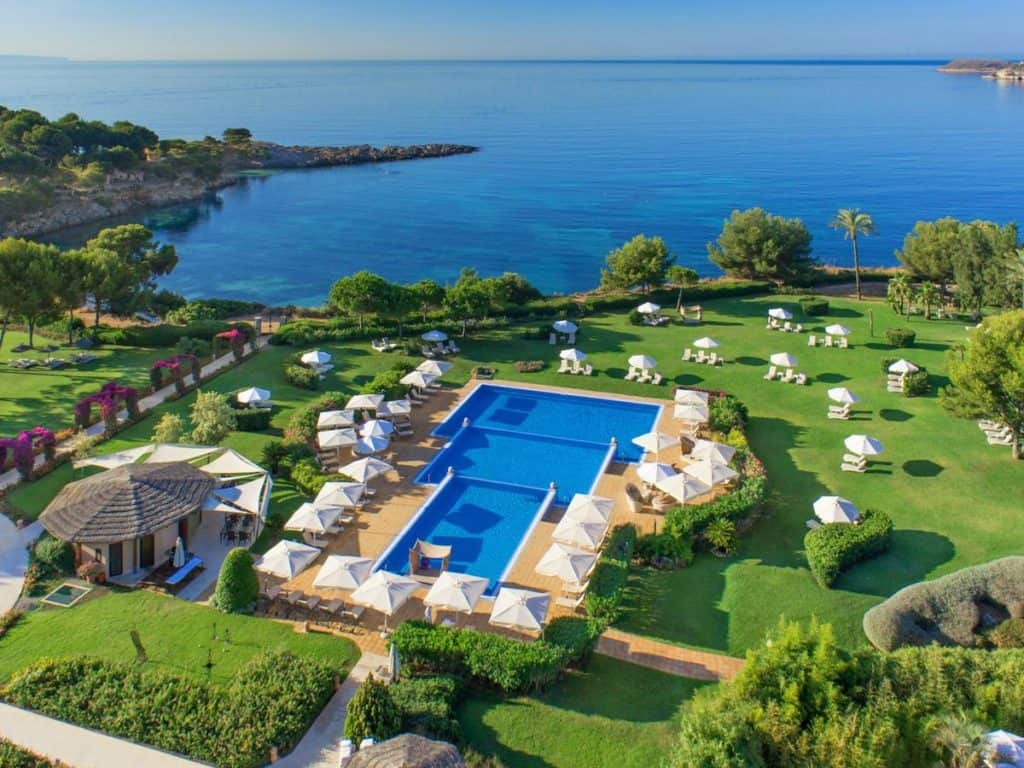 aerial view from the st. regis mardavall mallorca resort