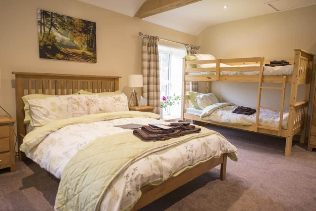 Inside a family room with double deck and sleeps 4 at The Star Inn