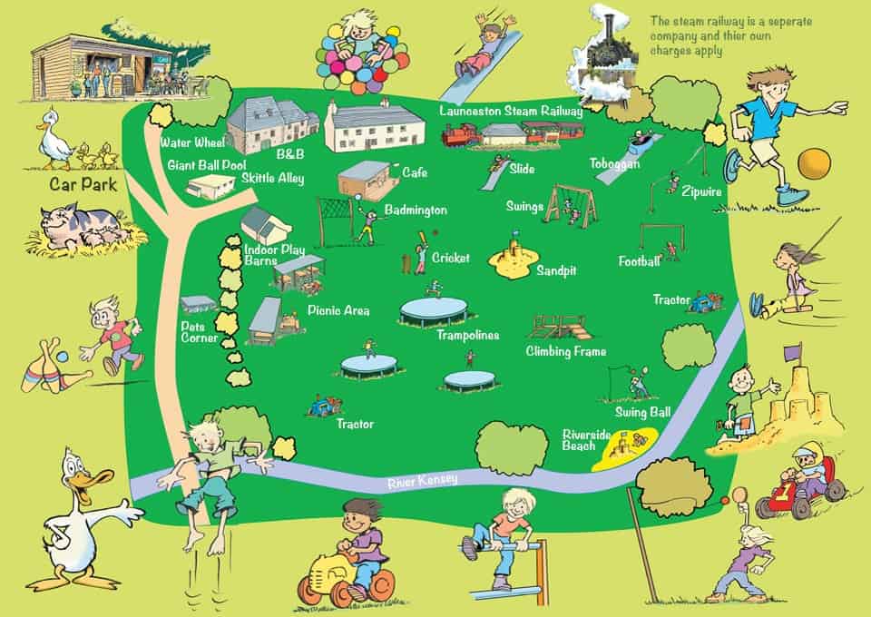 Map of New Mills Farm Park