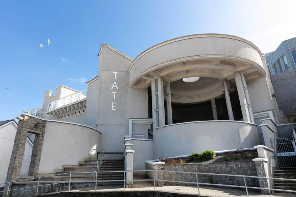 Exterior view of the Tate Gallery Cornwall