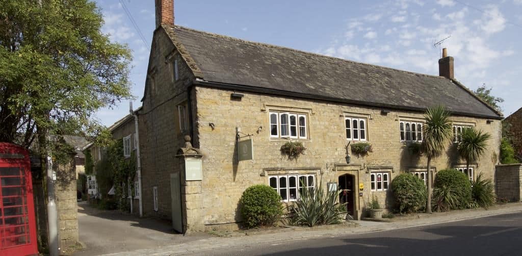 exterior view of the beautiful building at The Ollerod in Beaminster Dorset