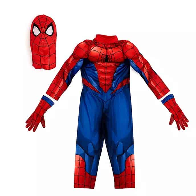 Skin tight spiderman suit