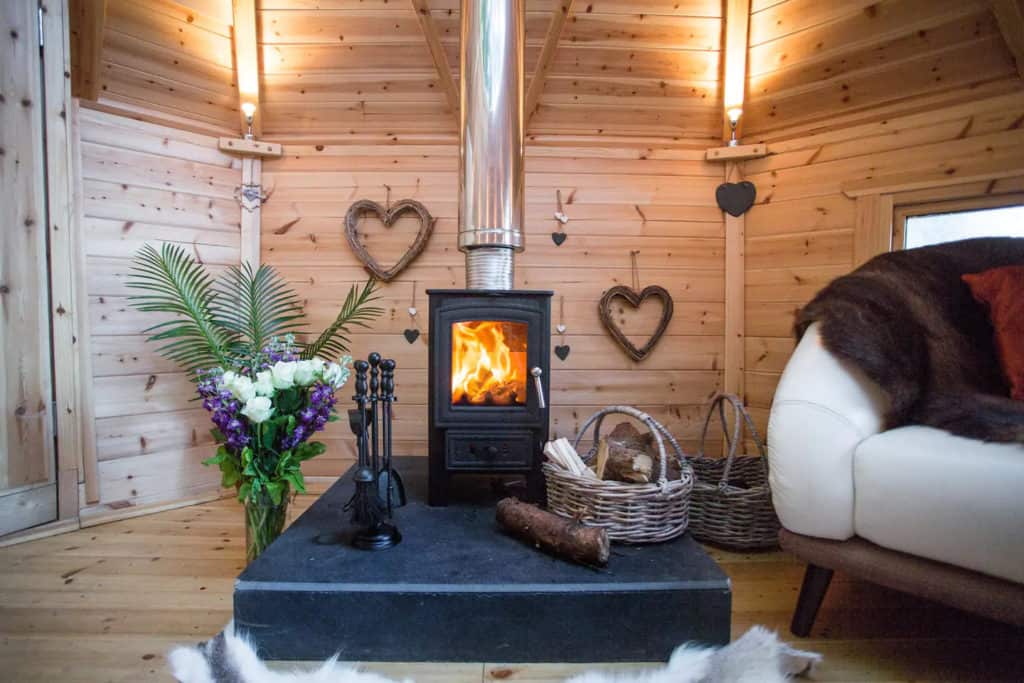 Cosy up next to the log burner