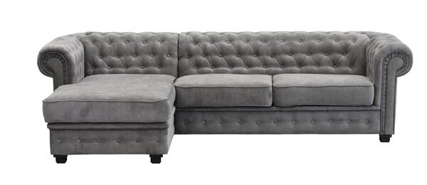 Alderwood Chesterfield Corner Sofa Bed