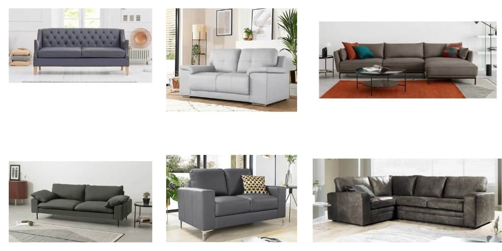 10 Best Grey Leather Sofas In A Range Of Styles 2022 Guide 10 Best Grey Leather Sofas In A Range, Best Faux Leather Sofa Uk