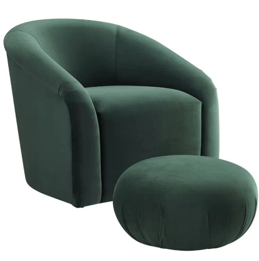 Nelsen Tub Chair and Footstool