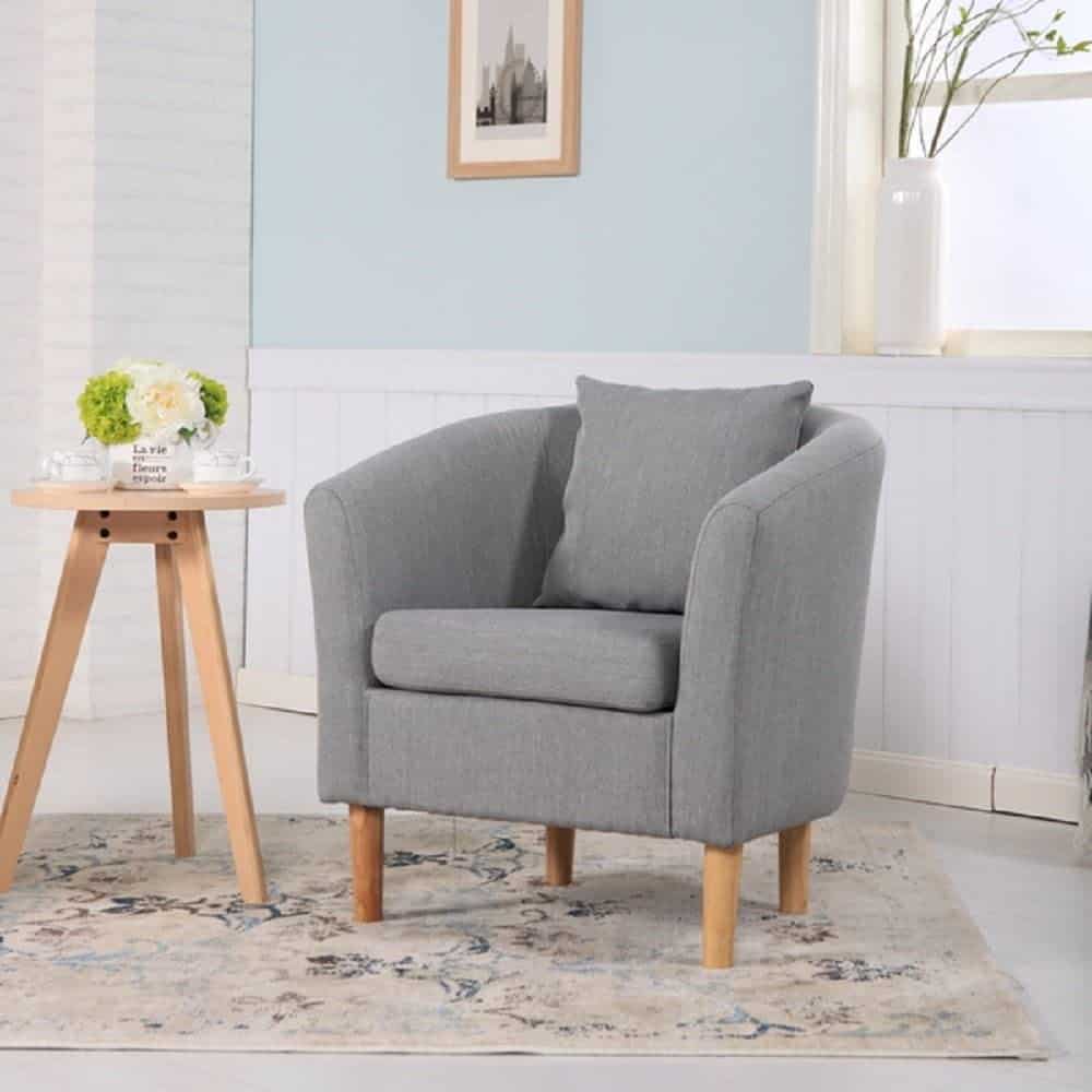 York Fabric Tub Chair