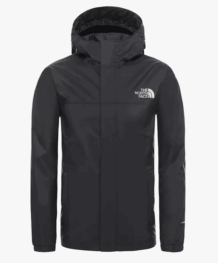 The North Face Boys' Resolve Waterproof Jacket, TNF Black