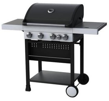 Argos Home Premium 4 Burner Gas BBQ & Side Burner