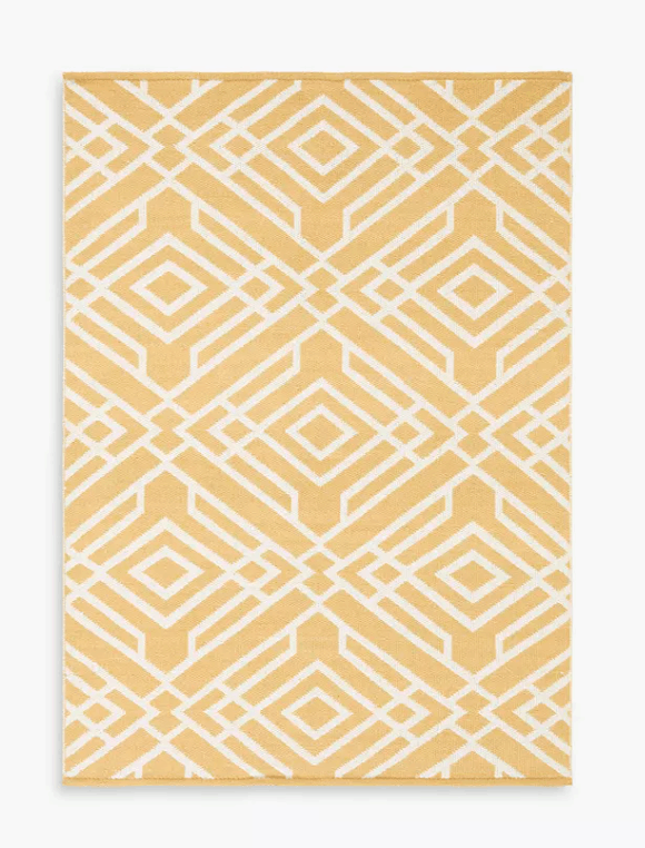 John Lewis & Partners Indoor & Outdoor Aztec Rug