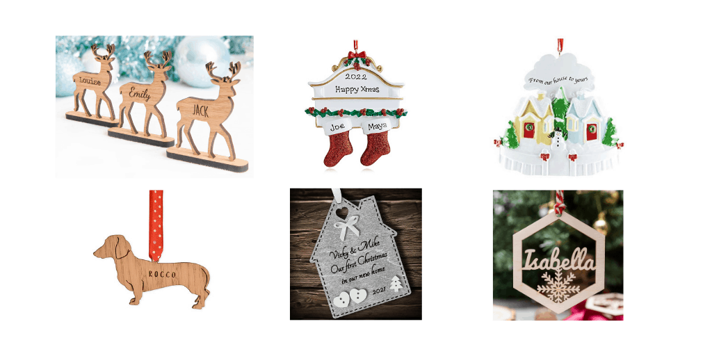 Best Personalised Christmas Decorations