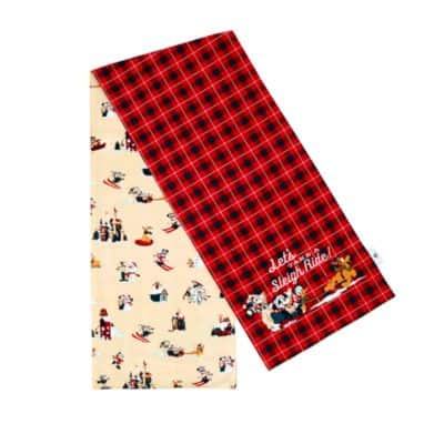 Disney Store Mickey and Friends Table Runner, Walt's Holiday Lodge